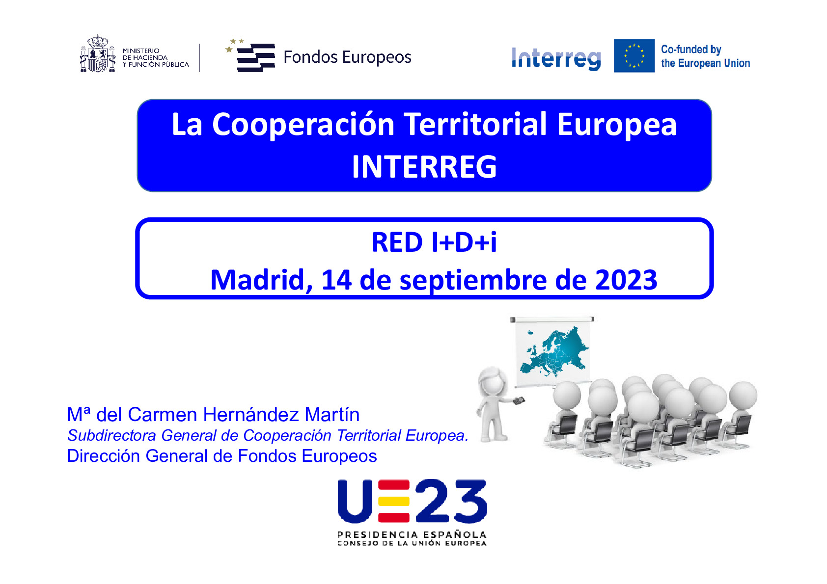 Seminario Red Interreg I+D+I 14 de Septiembre 2023