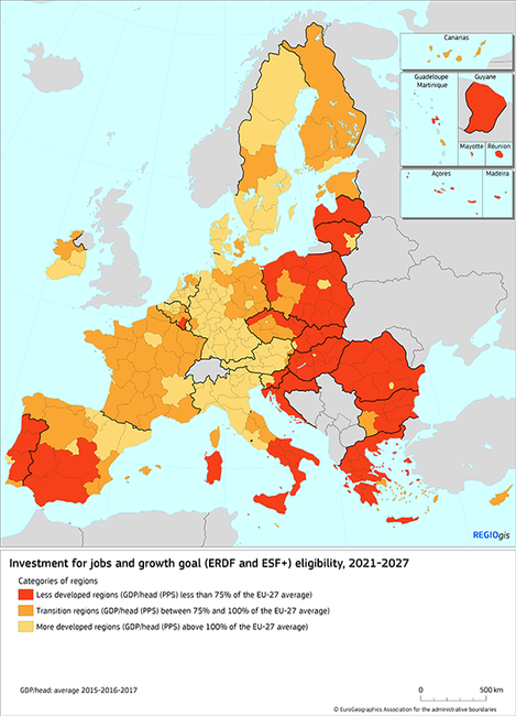 Category of regions_Cohesion Policy 2021-2027