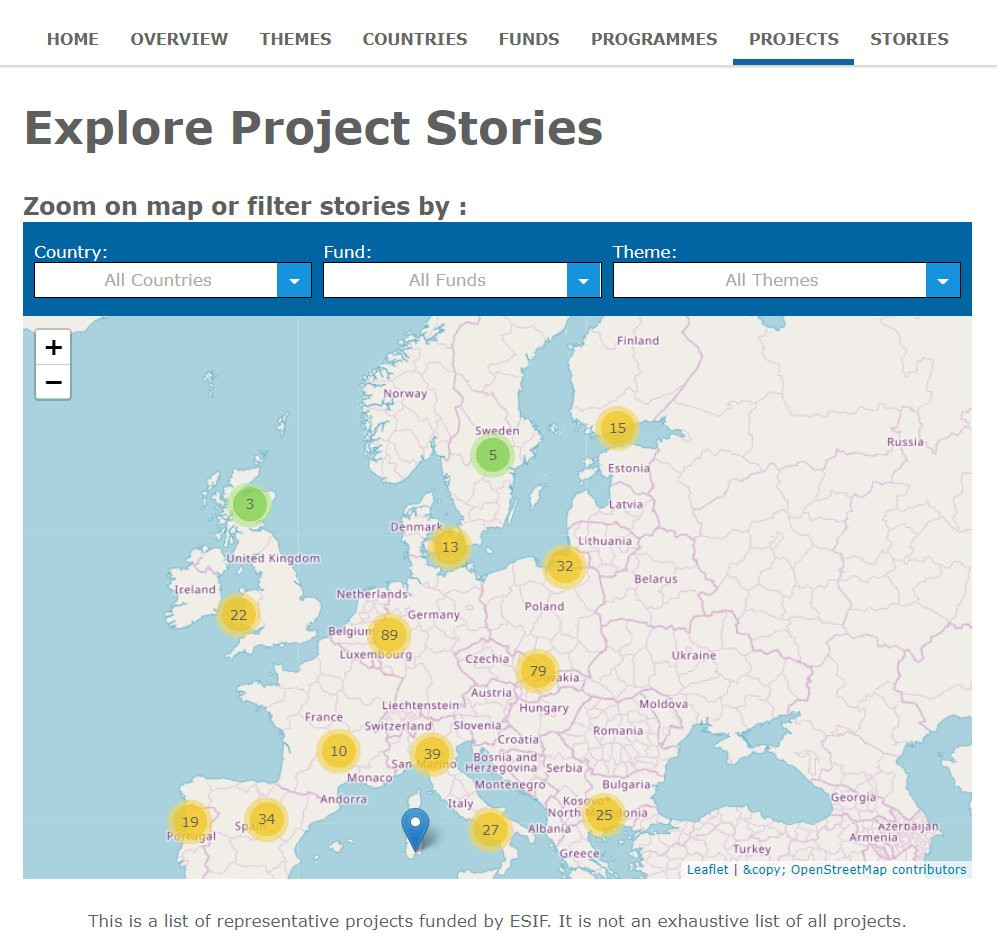 CohesionData-CE-projects-ERDF-FEDER