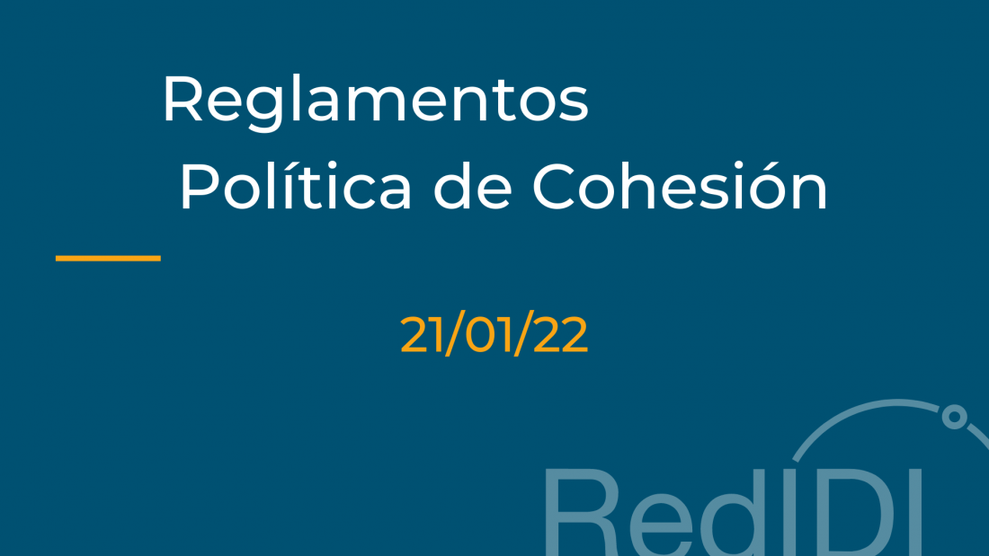 Imagen Reglamentos Política de Cohesión