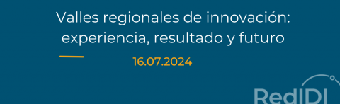 Imagen Red IDI-Valles regionales de innovación: experiencia, resultado y futuro